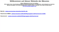 Desktop Screenshot of messie-selbsthilfegruppen.de